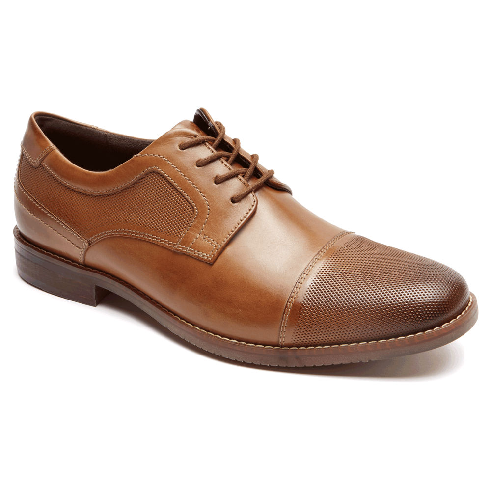 Rockport Snøre Sko Herre Brune - Style Purpose Cap Toe Blucher - EPZA14586